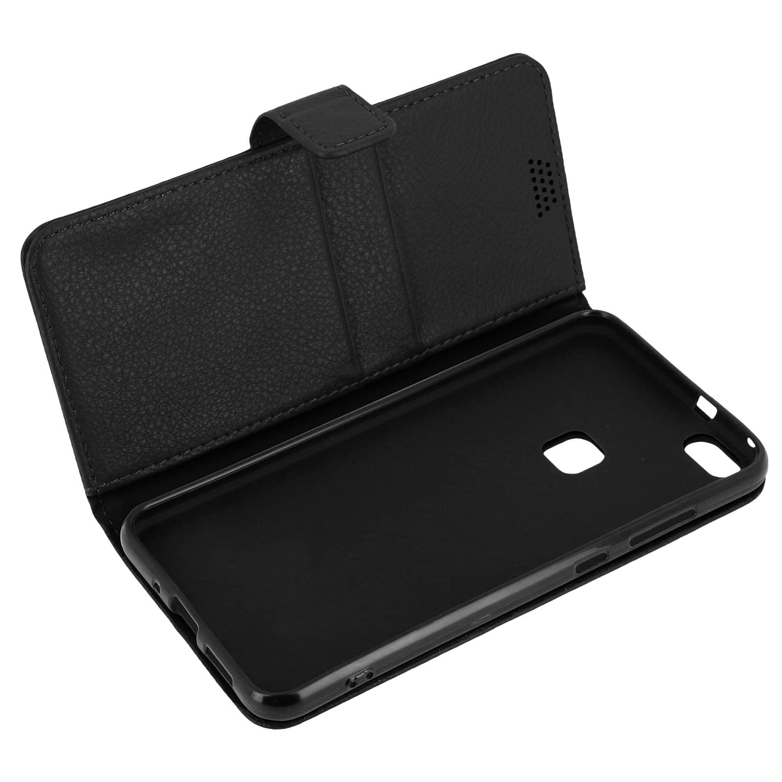 Étui Portefeuille Noir Huawei P10 Lite