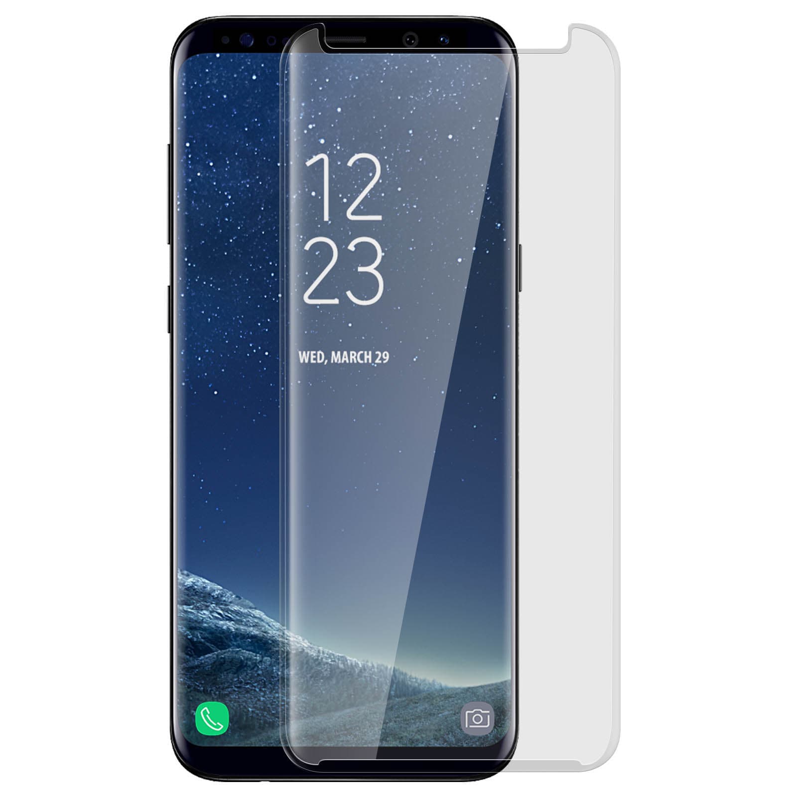 Film en verre transparent Galaxy S8 Plus