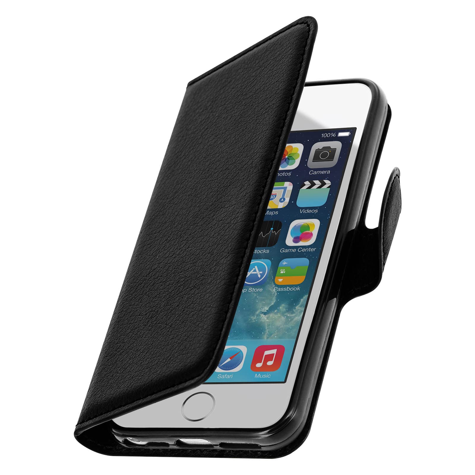Etui Folio Portefeuille iPhone SE, 5 5s