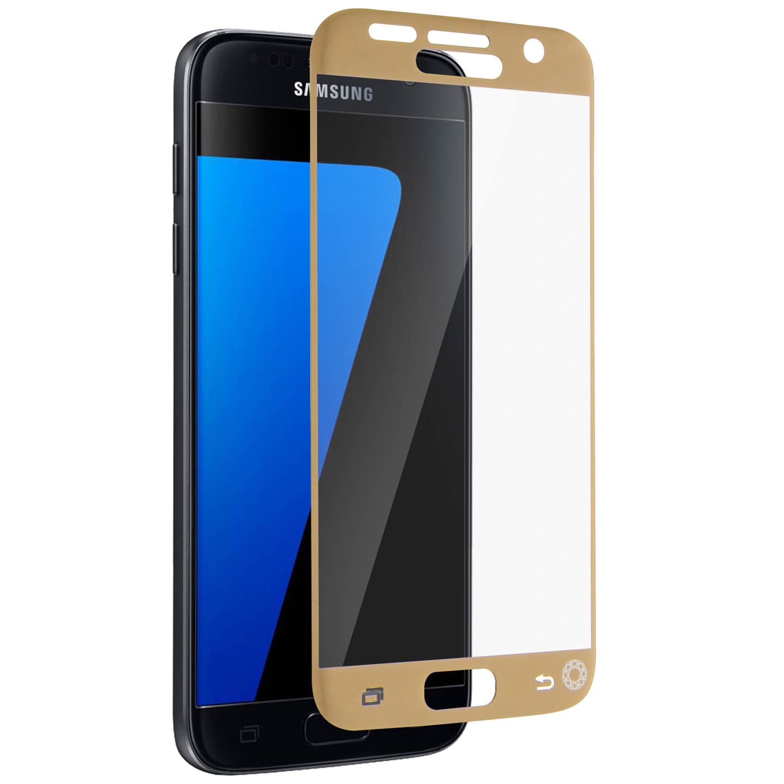 Film Verre Trempé Or Samsung Galaxy S7