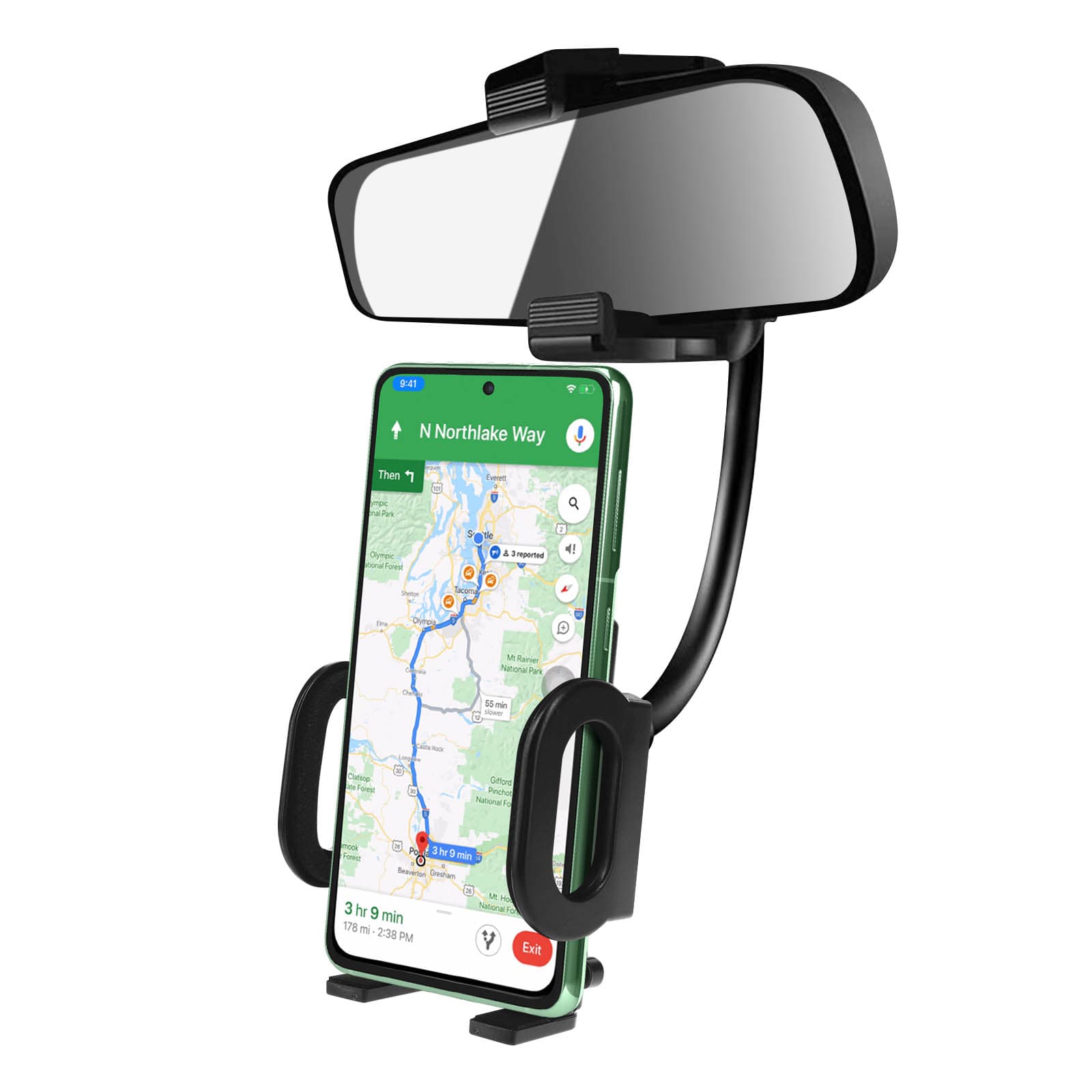 Support Voiture Rétroviseur Smartphone