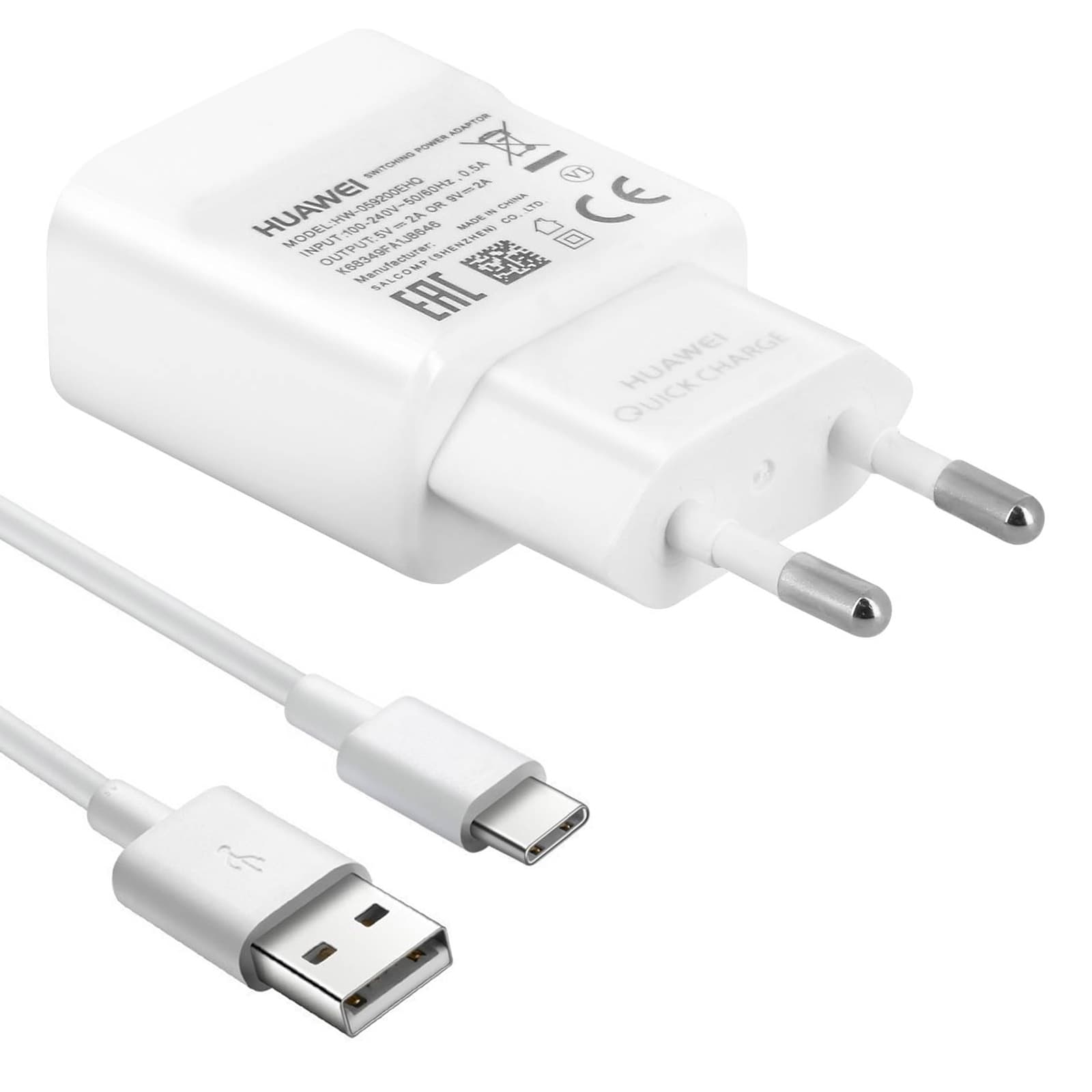 Chargeur secteur Blanc Huawei AP32 USBC