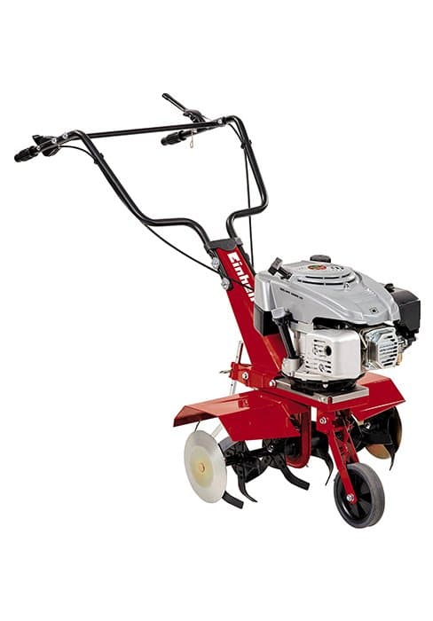 Akku-Bodenhacke 2×18 V Breite 30 cm Tiefe 20 cm mit 2 3,0-Ah-Akkus und Doppelladegerät