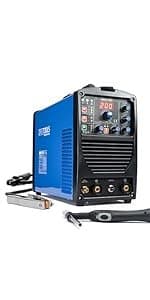 WIG AC DC 180 A 230 V Schweißgerät mit Digitalanzeige