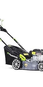 Thermo-Rasenmäher 42 cm 45 L Wannenhöhe 25 bis 75 mm