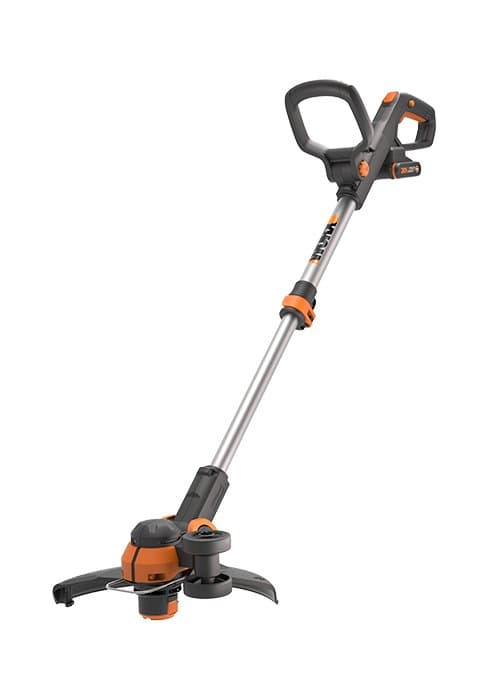 20 V 30 cm kabelloser Rasentrimmer mit 2 Akkus und Ladegerät