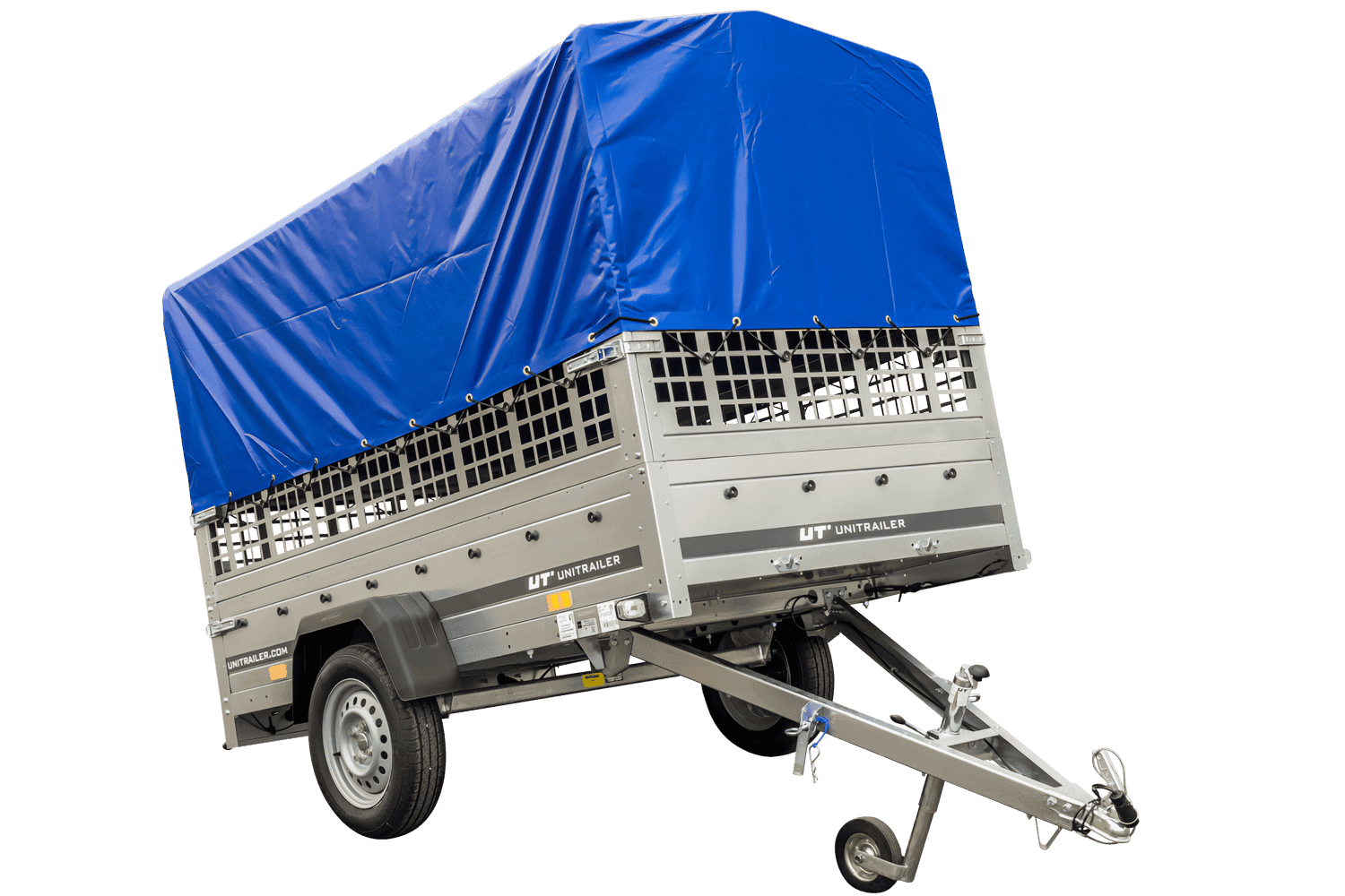 Gebrauchter Kippkipper UNITRAILER Garden Trailer 230 Kipp 2304 x 1256 mm zulässiges Gesamtgewicht 750 kg