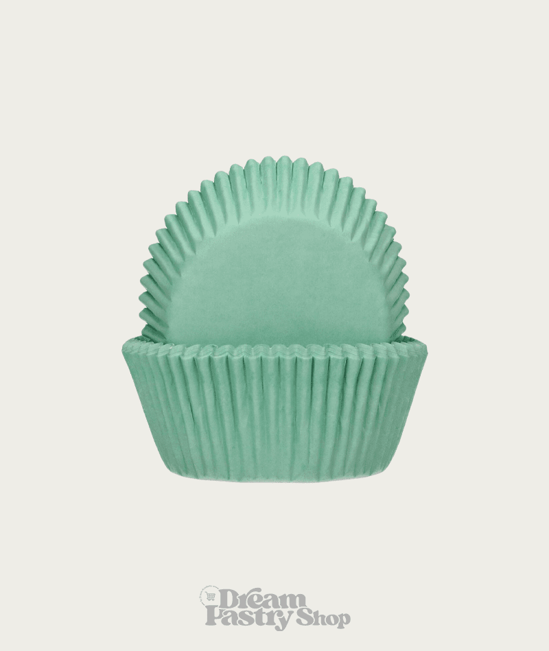 Caissettes Cupcakes Vert d’eau (x48)