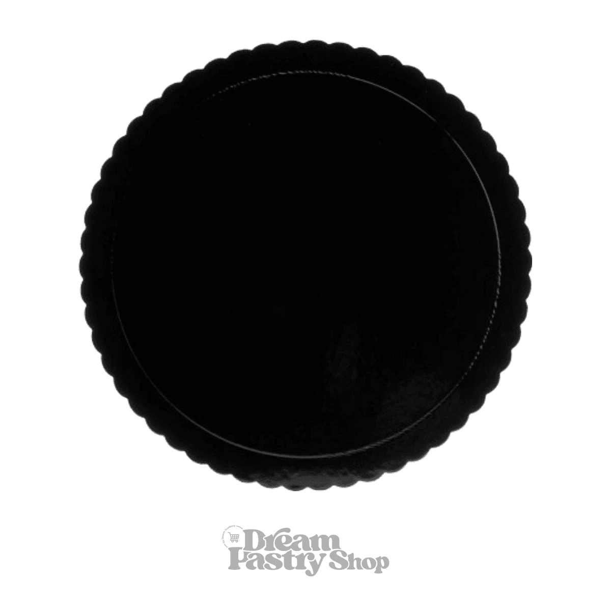 Cake Board Festonné - 20cm Noir
