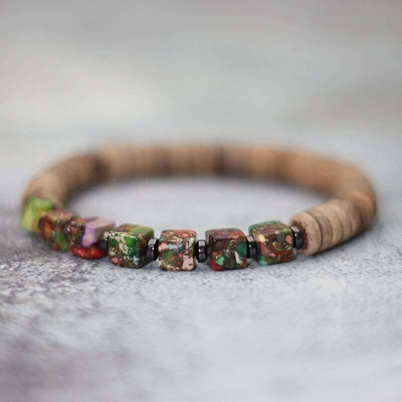 Handmade Stone Hematite Bracelet Turquoise