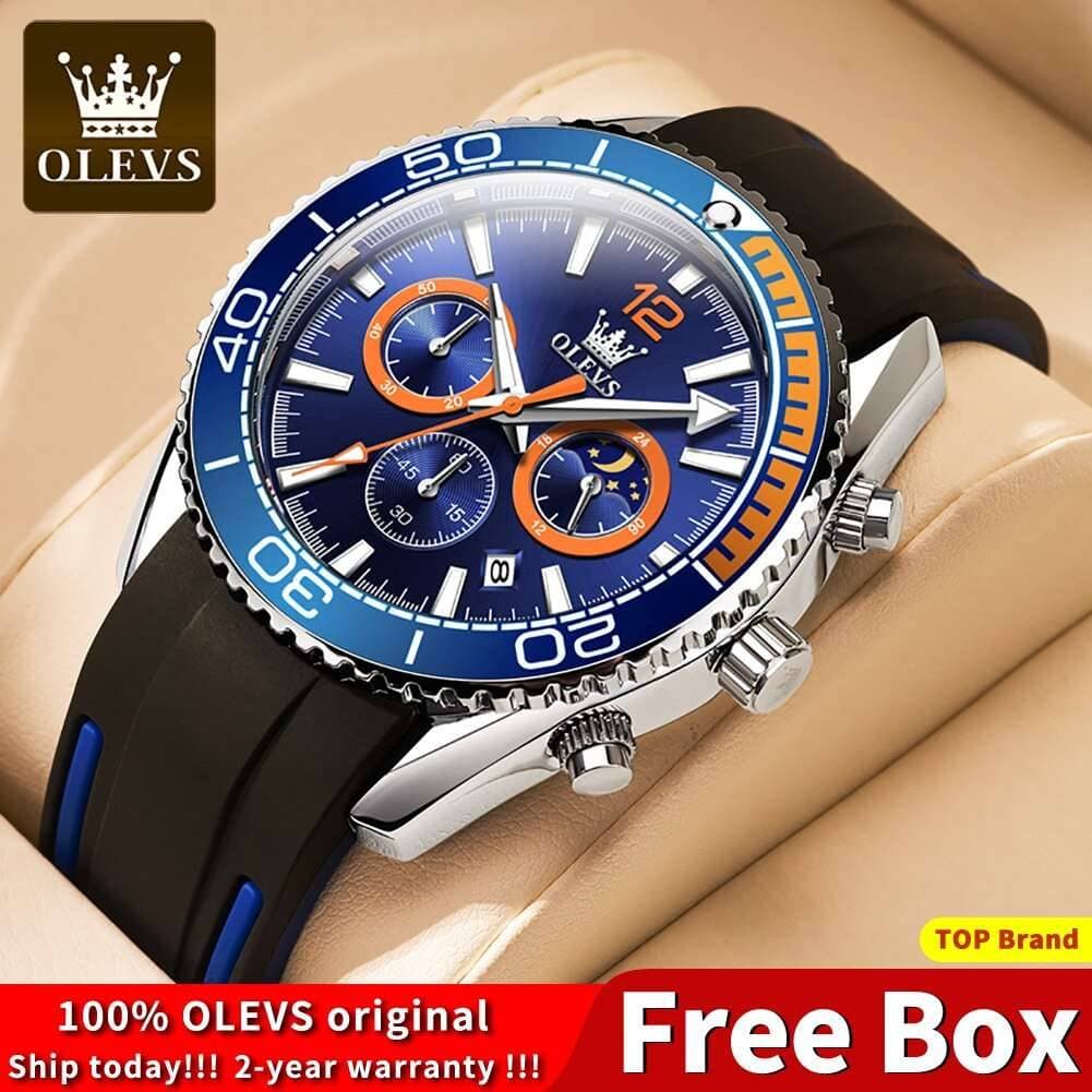 OLEVS 9916 Quartz Elegant Sport Watch Green