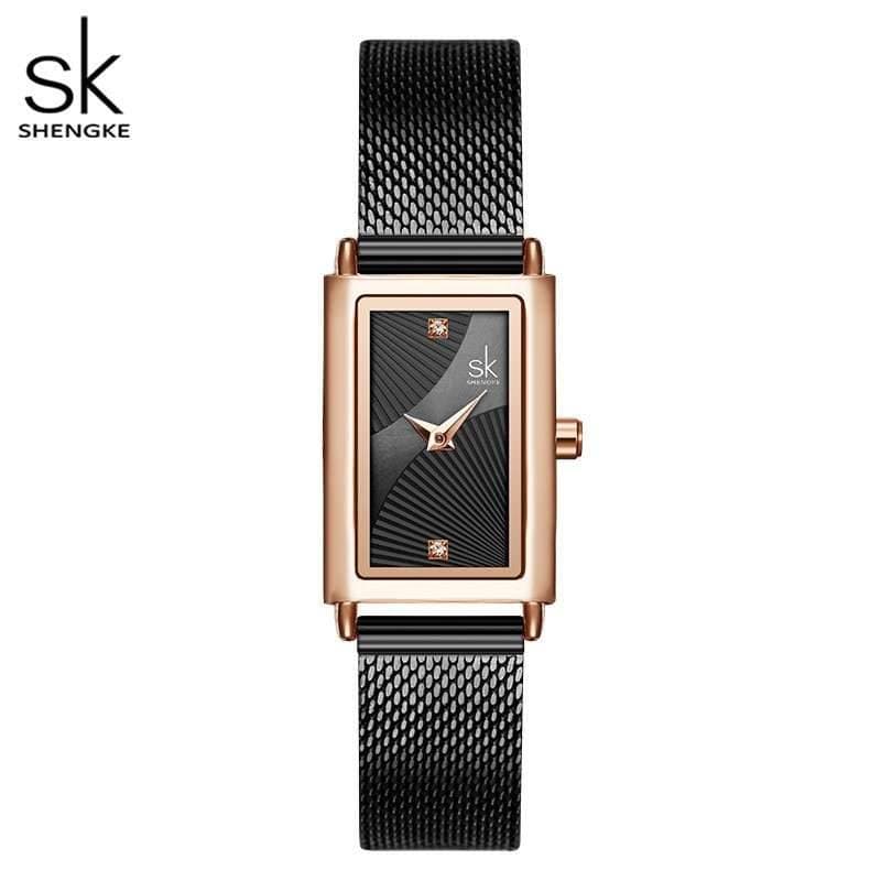 Shengke K0119 Fashion Design Watch Silver