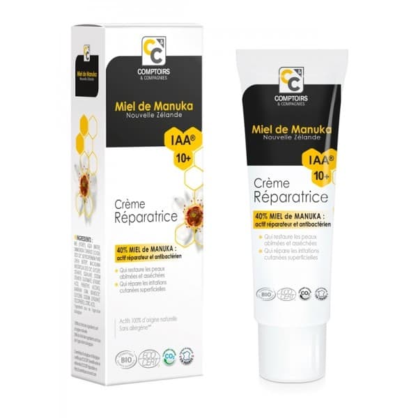 Crème réparatrice au miel de Manuka Comptoirs et Compagnies 40ml