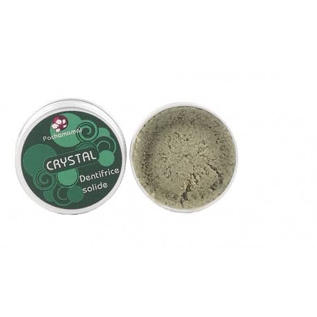 Recharge de dentifrice solide CRYSTAL Pachamamai aux 2 menthes 20g