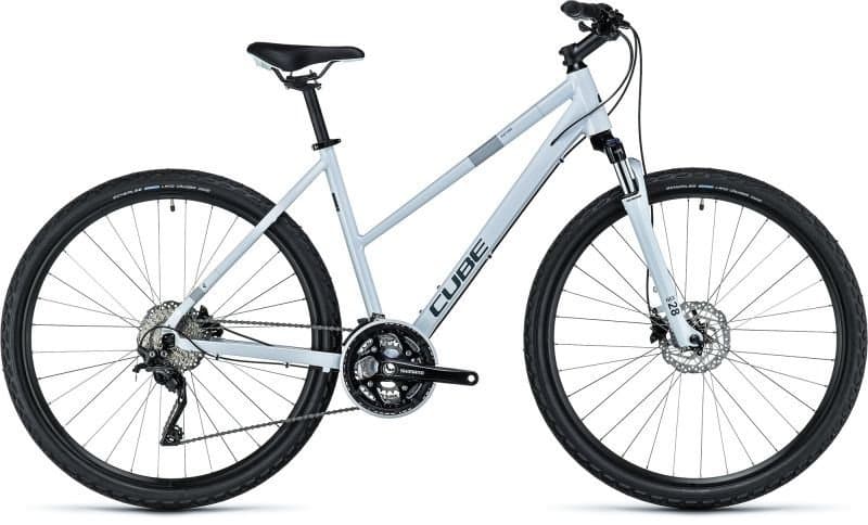 Cube Nature Pro Lady frostwhite´n´grey - M (Trapeze 54cm)
