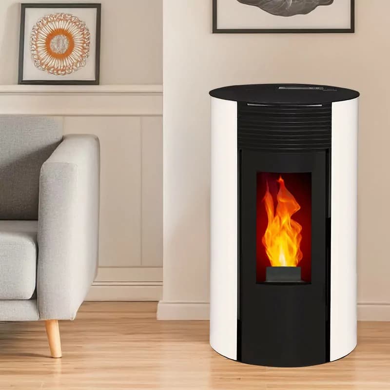 Geschlossener Pelletkaminofen (konzentrischer Auslass oben) â Giuliana Up â 9,1 kW