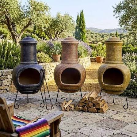 Cheminée mexicaine — Trois finitions