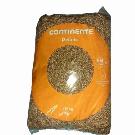 Pellets Continente 15 kg — Palette de 65 sacs