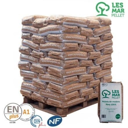 Pellets Les Mar — Pin 100 % · 15 kg