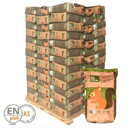 Pellets Natur Cenas — ENplus A1 · DINplus