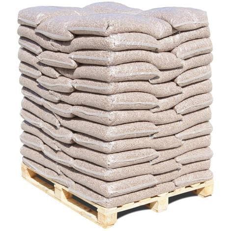 Holzpellets Hartholz Buche/Eiche 6mm, 990kg Palette