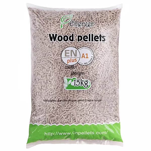 HOLZPELLETS - Holzpellets, 15-kg-Sack - 80 SĂ€cke - 1200 kg