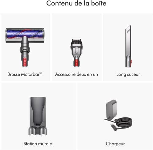 Aspirateur balai Dyson V8 advanced 130 W Gris anthracite