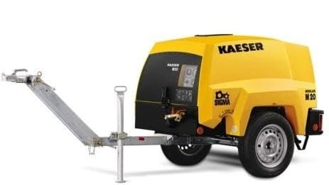 Kaeser MOBILAIR M20 Baukompressor mit Kubota D722, 2,0 m³/min bei 7 bar und Anti-Frost-Regelung