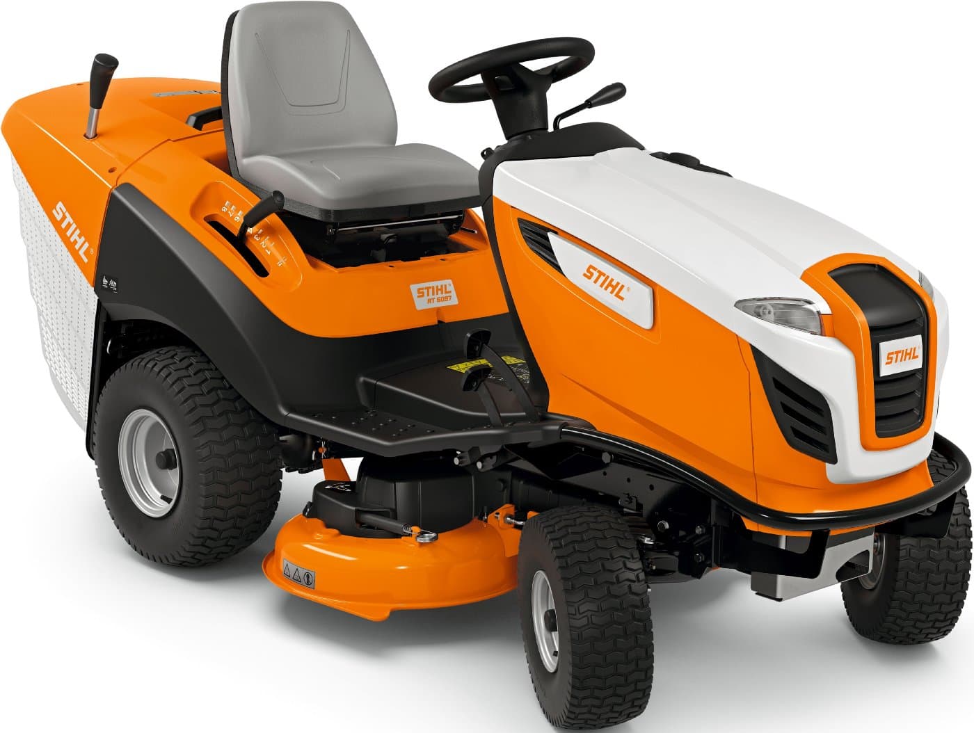 STIHL – RT 5097 – Aufsitzmäher – mit 95 cm Schnittbreite – Hydrostat und 250-l-Fangkorb (Modell 2022)