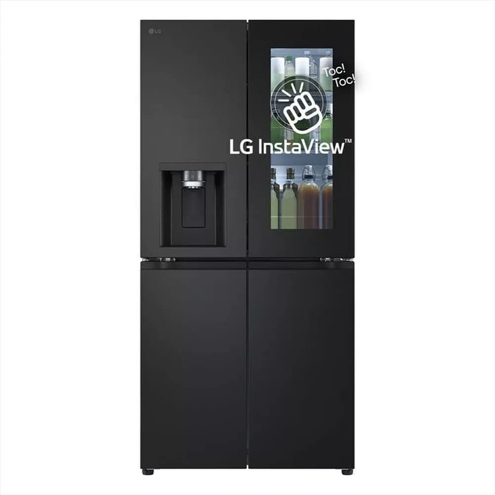 LG - Frigorifero 4 porte GMG860EPBE Classe E 508L-Black