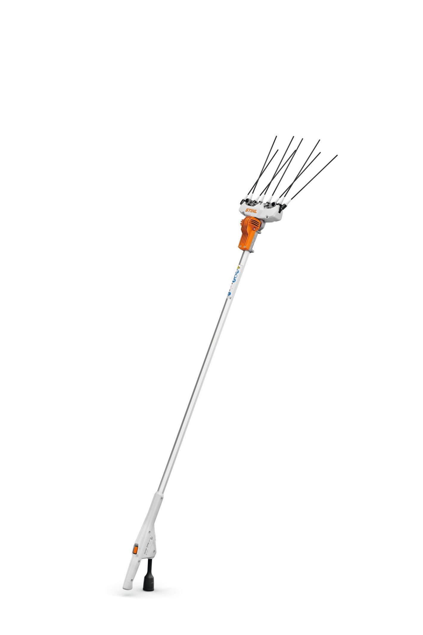 Secoueur d’olives STIHL SPA 130 – Batterie AP SYSTEM, râteau 8 doigts, longueur 220 cm