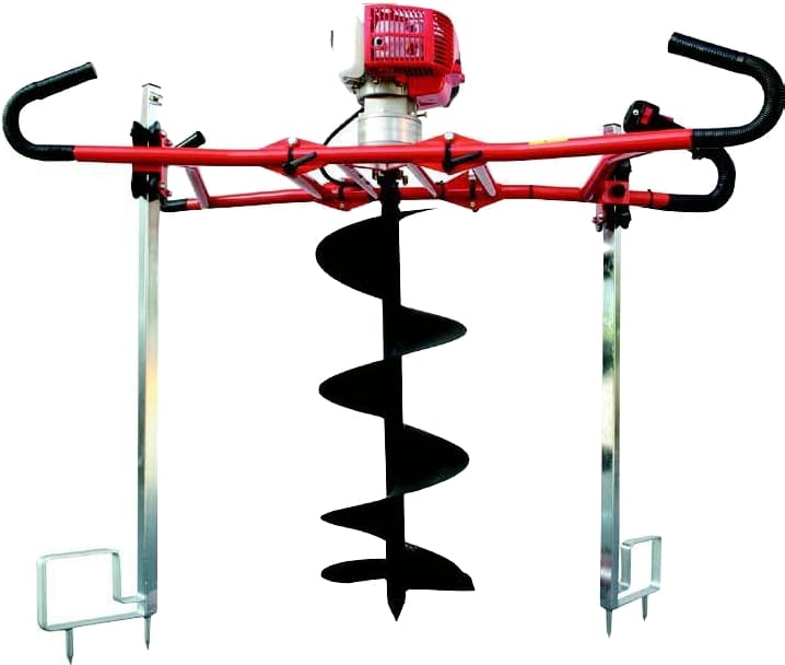 Tarière thermique BF42 – 2 opérateurs, mèches 60 à 350 mm, réducteur 2 vitesses