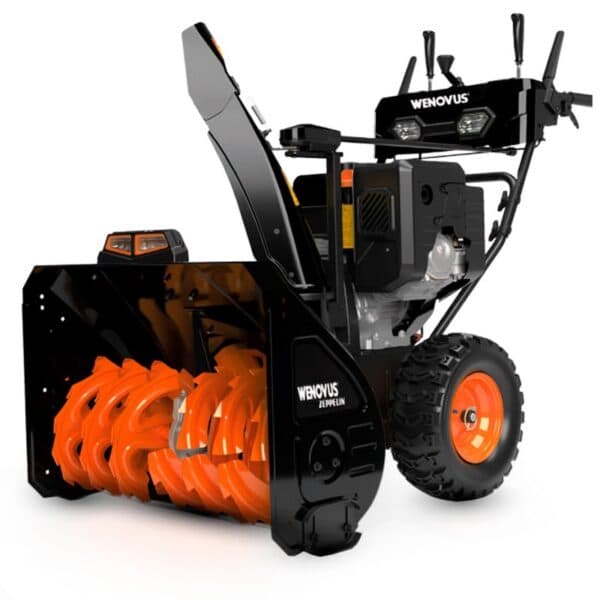 Lame à neige Wenovus 1330C Zeppelin – moteur 420 cc / 15 CV, largeur 762 mm et pneus à chenilles pour neige tassée et glace