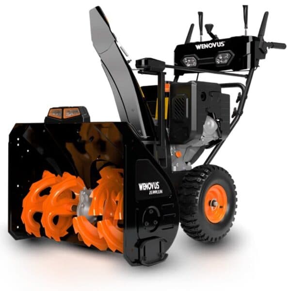 Lame à neige Wenovus ESWN-W928C/EZ Zeppelin – moteur 302 cc / 9,5 CV, largeur 712 mm et 6 vitesses avant pour grandes surfaces