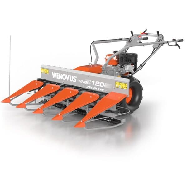Moissonneuse d’oléagineux avec peignes Wenovus ESWNGS-120Z – moteur 212 cc, largeur de travail 120 cm