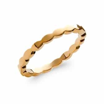 Bague Diana plaqué or - 60