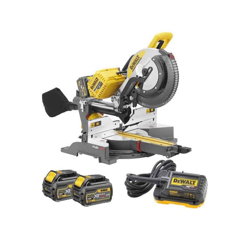 Scie à onglets radiale DEWALT 305mm 18/54V FLEXVOLT 6Ah – DHS780T2