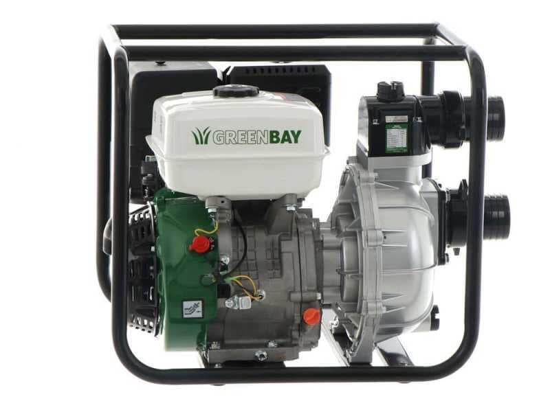 Motopompe thermique Greenbay GB-HPWP 80 – Hauteur d’élévation importante – avec raccords de 80 mm