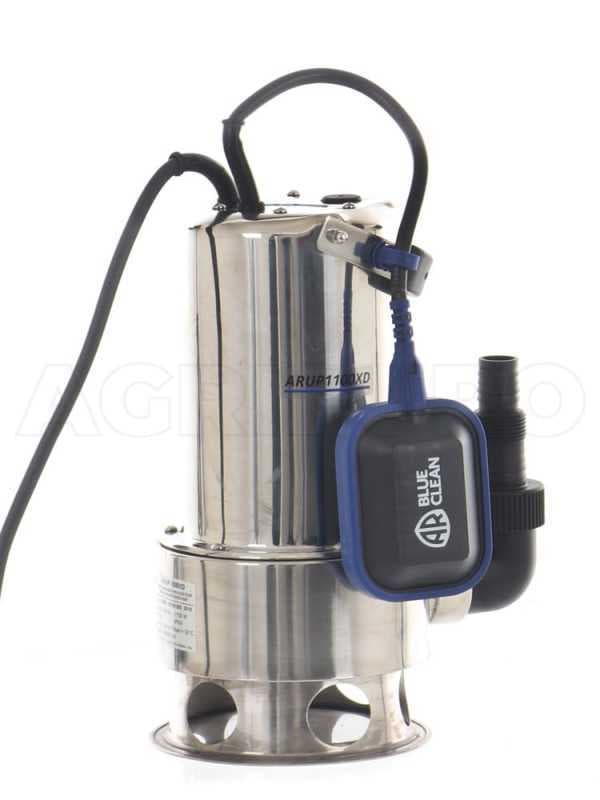 Pompe submersible pour eaux chargées – Annovi & Reverberi ARUP 1100XD – Acier Inox – 1100 W