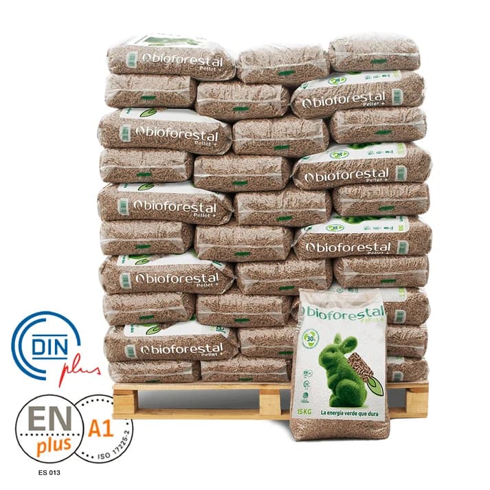 Pellet Bioforestal ENplus – Bancale 70 sacchi