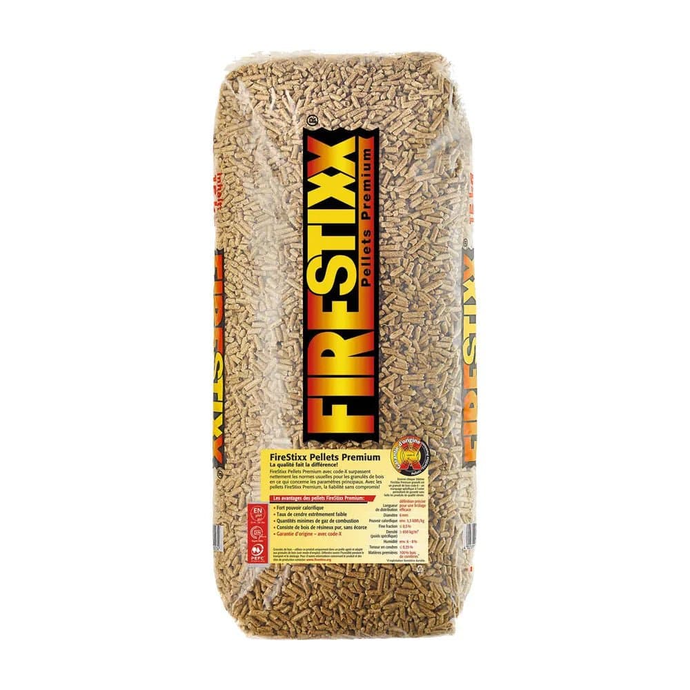 Pellet FireStixx – 200 sacchi da 15 kg