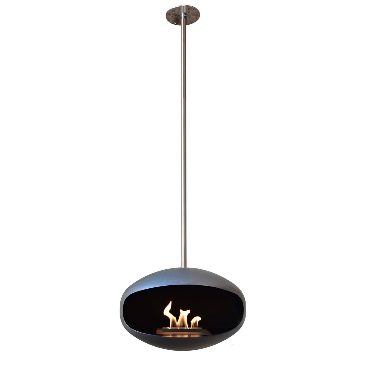 Cheminée bio éthanol suspendue Cocoon Fires Aeris-EV