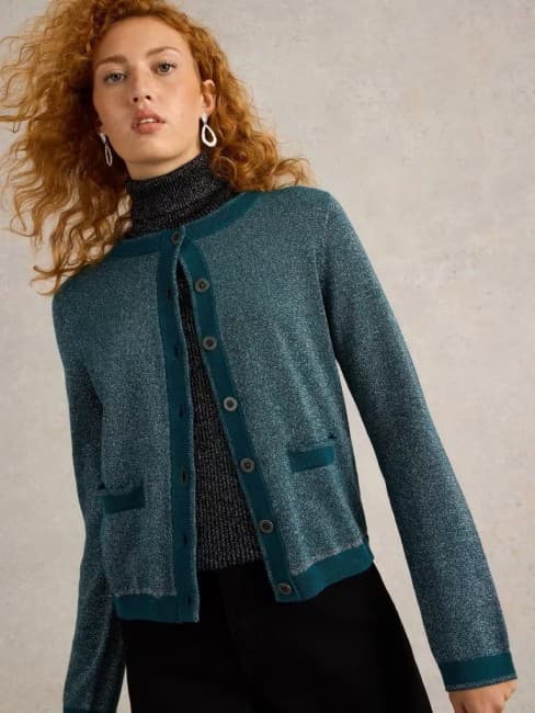 CARDIGAN SCINTILLANT WHITE STUFF 442090