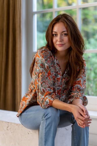 BLOUSE IMPRIME GEISHA 33249