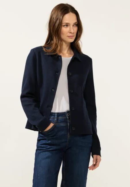 BOMBERS TEXTURE NID D'ABEILLE MARINE STREET ONE 311934