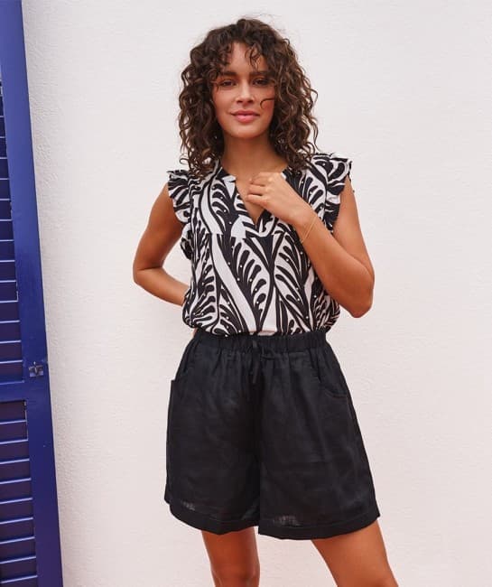 BLOUSE SUMMER VIBES ESQUALO FASHION 14211