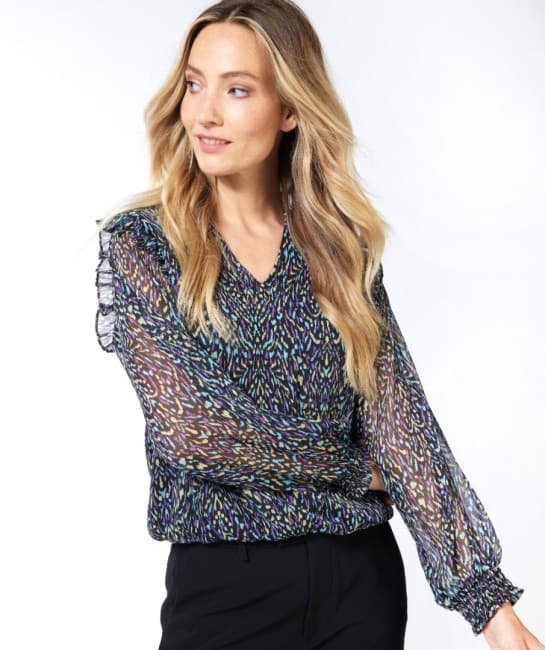 BLOUSE MOUSSELINE ESQUALO FASHION 14501