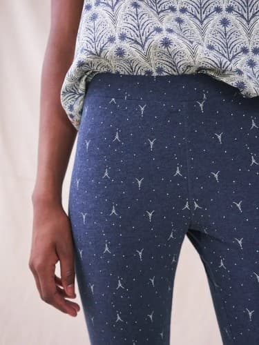 BAS DE PYJAMA IMPRIME SUR FOND BLEU WHITE STUFF 434563