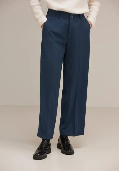 PANTALON AMPLE BLEU ATLANTIC FONCE STREET ONE 377043