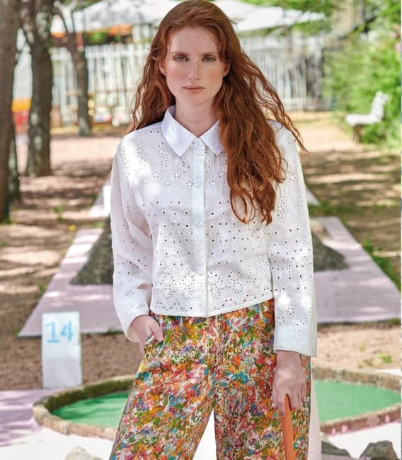 CHEMISSIER BLANC AGATHE ET LOUISE 4001